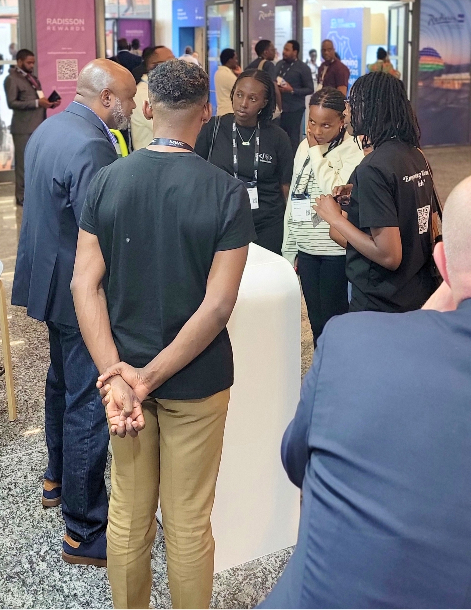 Ambucycle trainers guiding participants